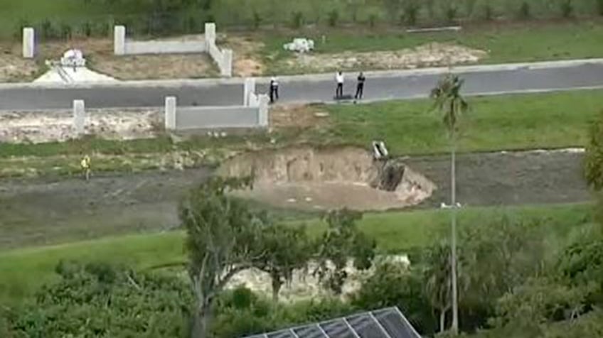 sinkhole 50 feet wide forms in same florida area as 75 foot sinkhole months earlier