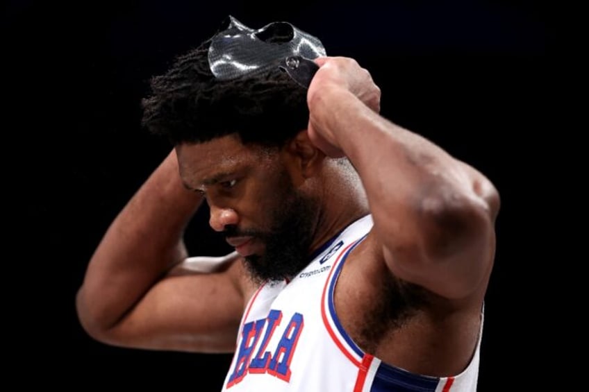Joel Embiid of the Philadelphia 76ers will miss at least three games with swelling in his
