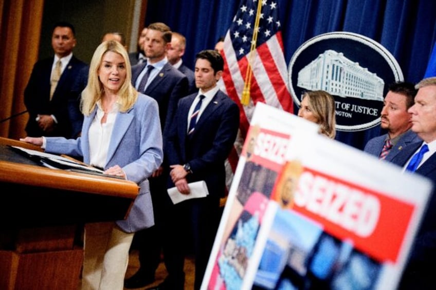 US Attorney General Pam Bondi said three million fentanyl pills were seized in a major dru