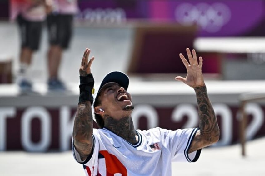 Nyjah Huston failed to win a medal in Tokyo