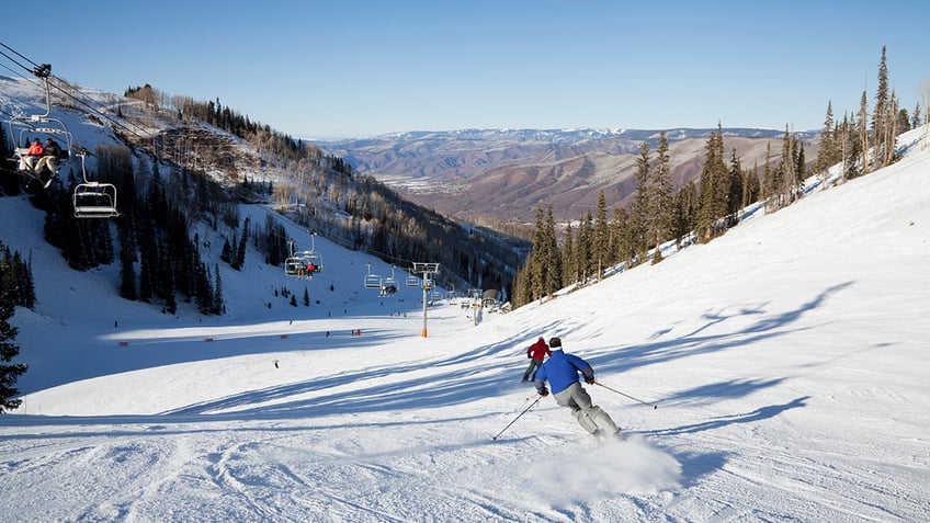 Skiers in Colorado