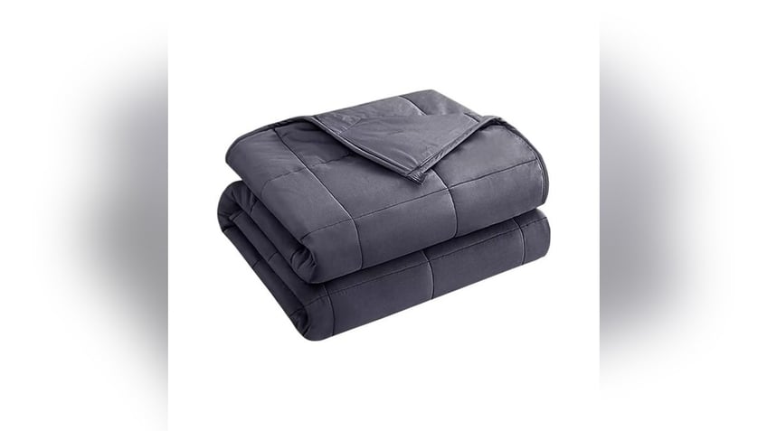 Stay calm and comfortable with the help of a weighted blanket. 