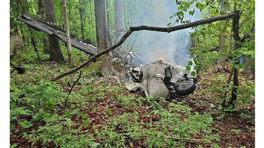 Virginia plane crash scene