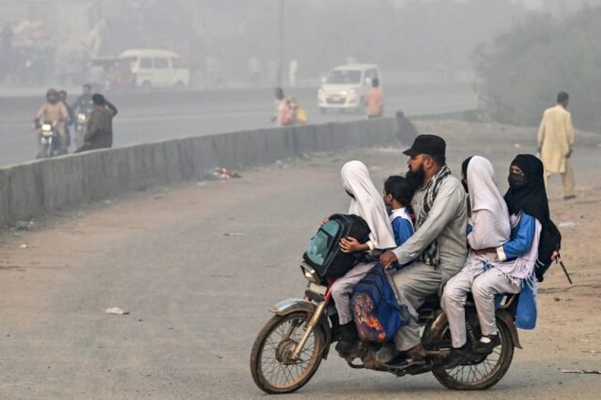 Schoolchildren in Lahore have been banned from outdoor exercise until January because of h