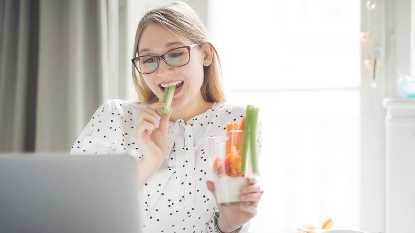 Celery and carrots snack