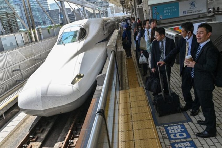 Delays are rare on Japan's 'shinkansen' bullet train service