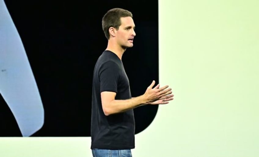 Snap boss Evan Spiegel speaks at the group's annual conference on September 17, 2024 in Sa