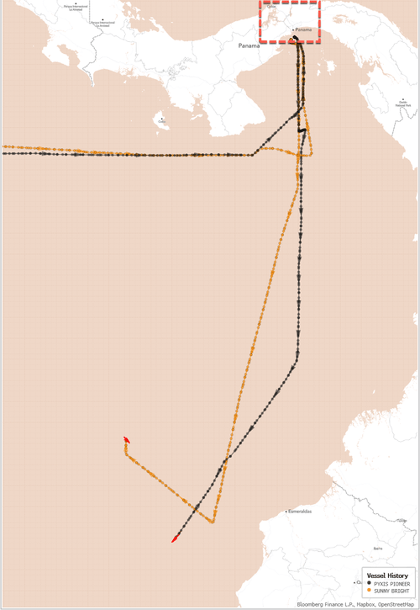 snarled supply chain drought prompts u turn of two gas tankers at panama canal