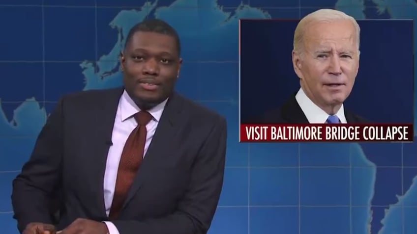 SNL mocked Biden Baltimore Bridge