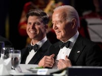 SNL’s Colin Jost Sucks Up to Joe Biden During White House Correspondents Dinner: ‘You’re a Decent Man’