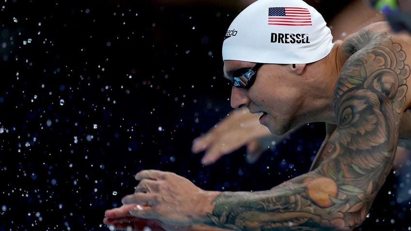 Caeleb Dressel swims