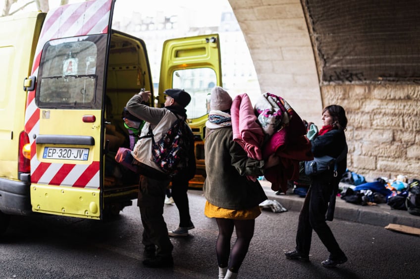 social cleansing of paris alleged as migrants sent to regional france ahead of olympics