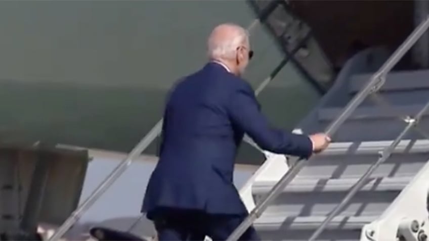 Biden entering Air Force One