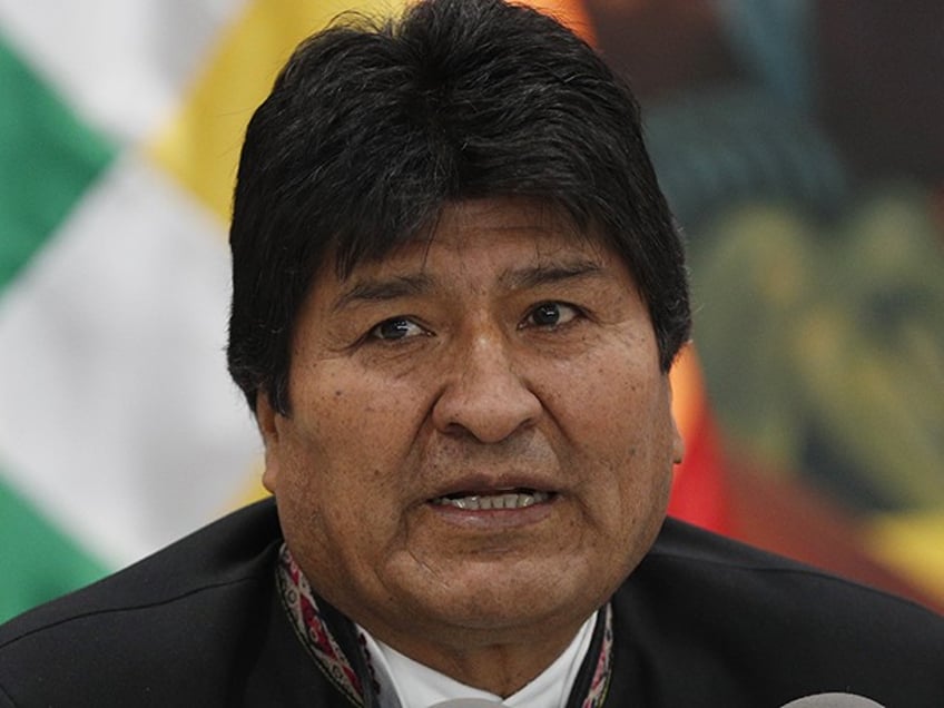 Bolivia's President Evo Morales speaks during a press conference at the presidential palace in La Paz, Bolivia, Wednesday, Oct. 23, 2019. International election monitors expressed concern over Bolivia's presidential election process Tuesday after an oddly delayed official quick count showed President Morales near an outright first-round victory — even as a more formal tally tended to show him heading for a risky runoff. (AP Photo/Juan Karita)