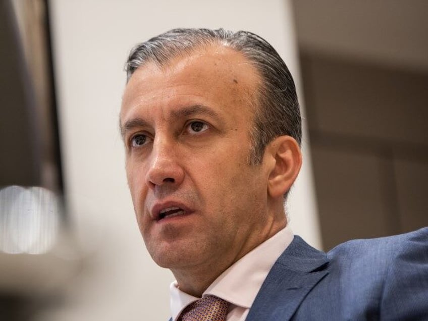 Tareck El Aissami, Venezuela's oil minister, speaks during an interview in Caracas, V