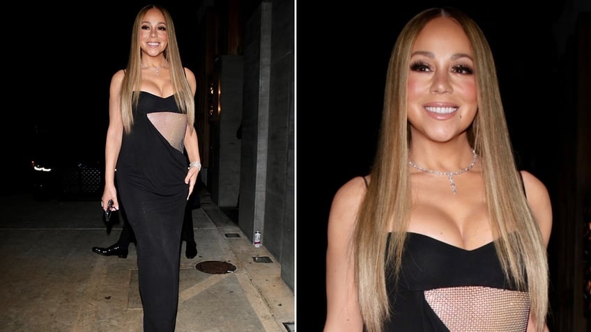 sofia vergara rocks bodysuits mariah carey wears little black dress proving age is just a number photos