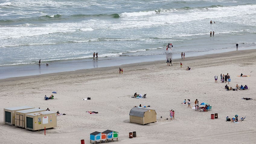 People on beach