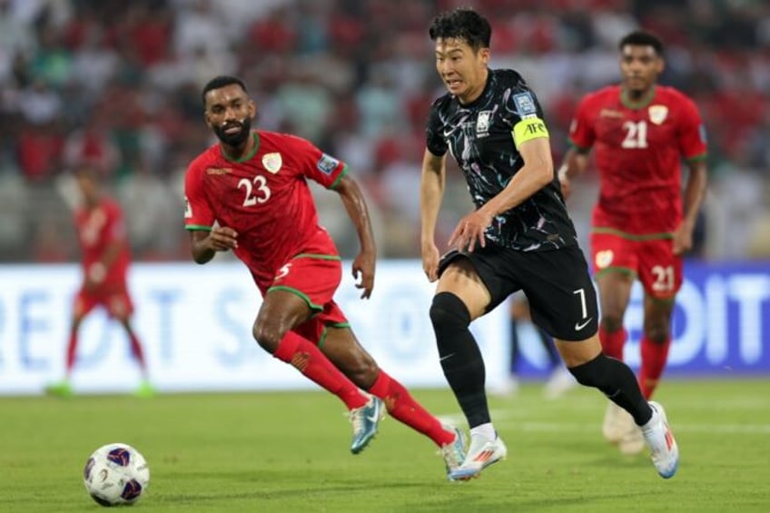 Son Heung-min was on target as South Korea beat Oman in World Cup qualifying on Tuesday