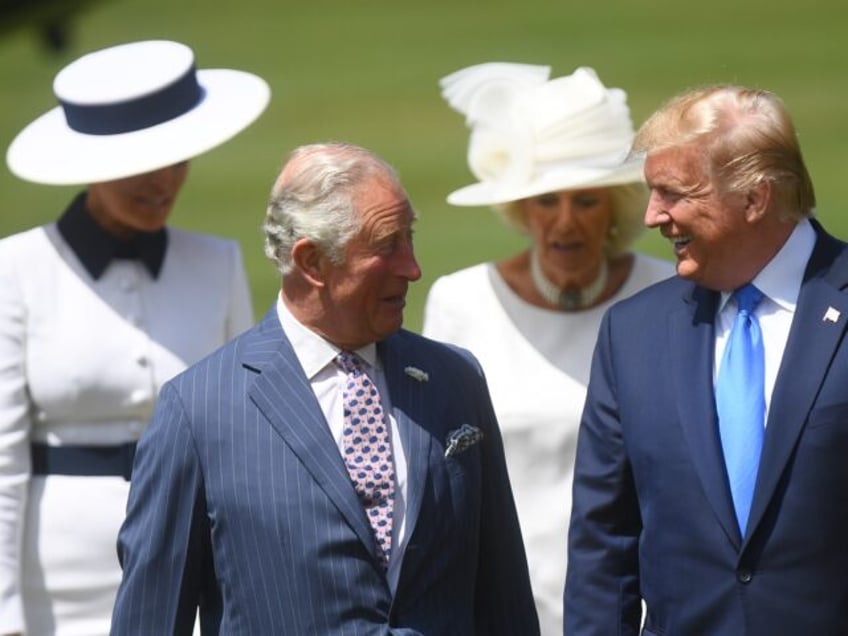 LONDON, ENGLAND - JUNE 03: (L-R) U.S. President Donald Trump and the Prince Charles, Princ