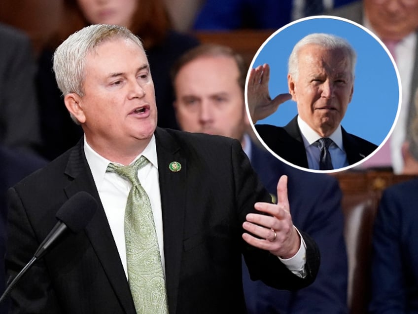 Rep. James Comer, R-Ky., nominates Rep. Kevin McCarthy, R-Calif., for a 13th round of voting in the House chamber as the House meets for the fourth day to elect a speaker and convene the 118th Congress in Washington, Friday, Jan. 6, 2023. (ARep. James Comer, R-Ky., nominates Rep. Kevin McCarthy, R-Calif., for a 13th round of voting in the House chamber as the House meets for the fourth day to elect a speaker and convene the 118th Congress in Washington, Friday, Jan. 6, 2023. (AP Photo/Alex Brandon)P Photo/Alex Brandon)