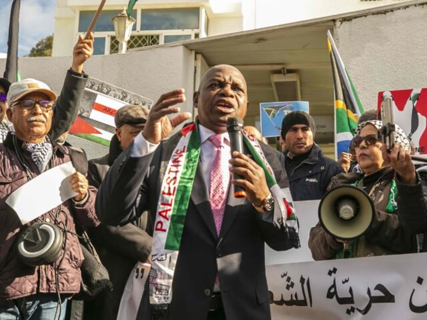 South Africa at The Hague (Yassine Gaidi/Anadolu via Getty)