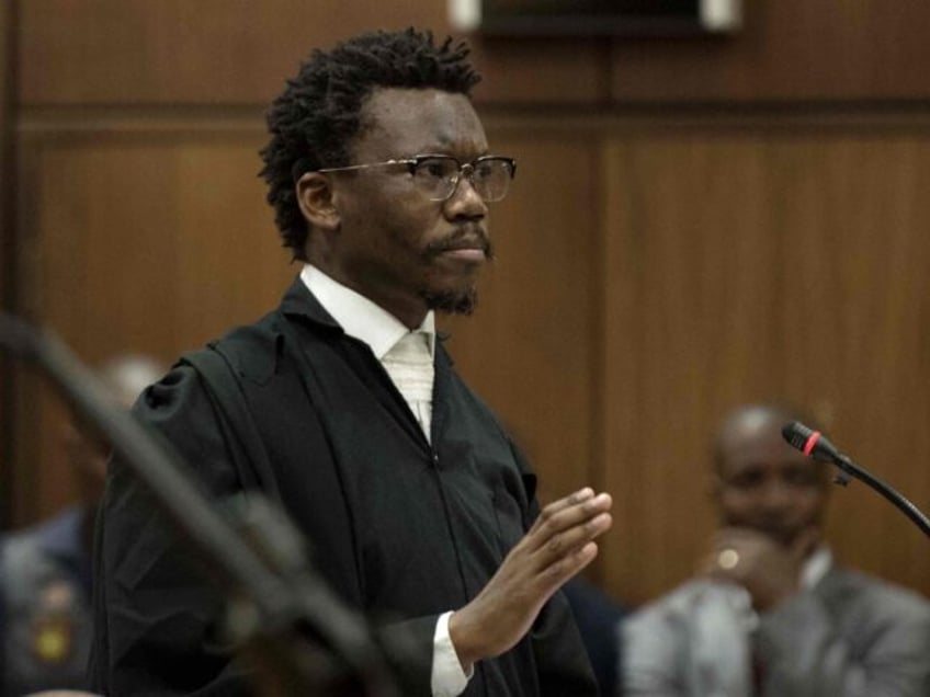 Tembeka Ngcukaitobi, representing the Economic Freedom Fighters (EFF) speaks during a hearing in the case of the public protector vs the President of the Republic of South Africa at the High Court in, Pretoria on November 1, 2016. A South African court was hearing a bid by President Jacob Zuma …