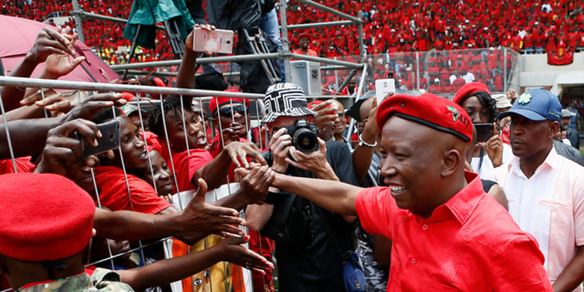 south african political leader calls for violence against white citizens at rally kill the boer the farmer