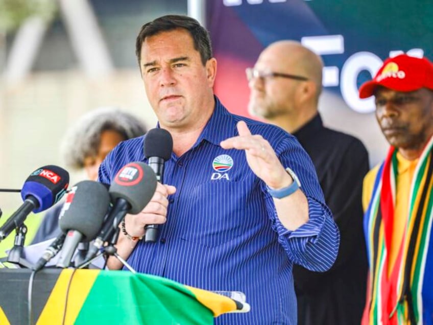 KEMPTON PARK, SOUTH AFRICA - FEBRUARY 28: John Steenhuisen (Party leader of the Democratic