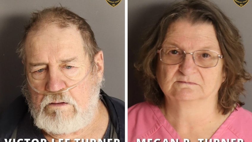 Mugshots of Victor Lee Turner and Megan Turner