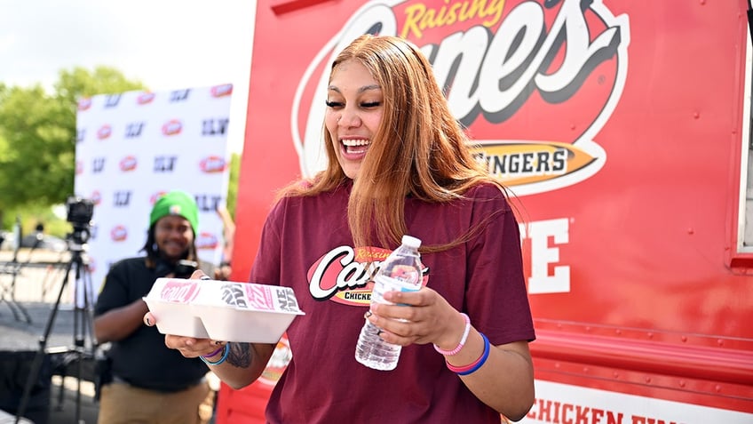 Kamilla Cardoso at Raising Cane's