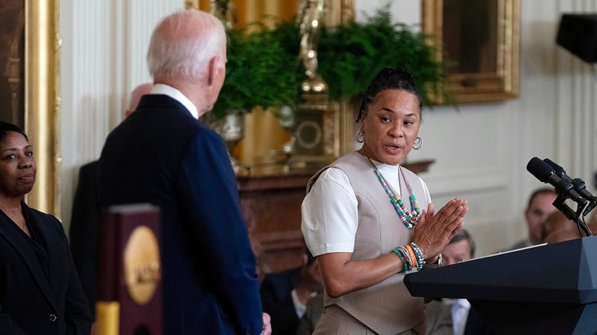 Dawn Staley speaks