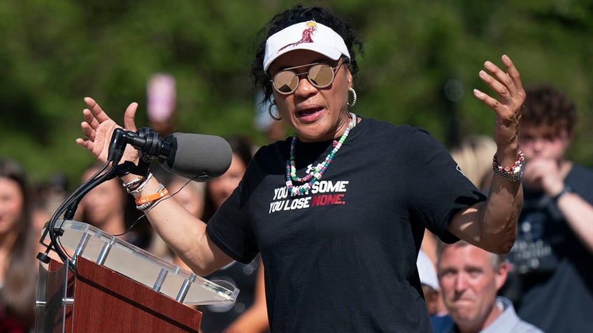 Dawn Staley at Gamecocks parade