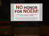 South Dakota students weigh protest against university honors for homeland security chief Noem