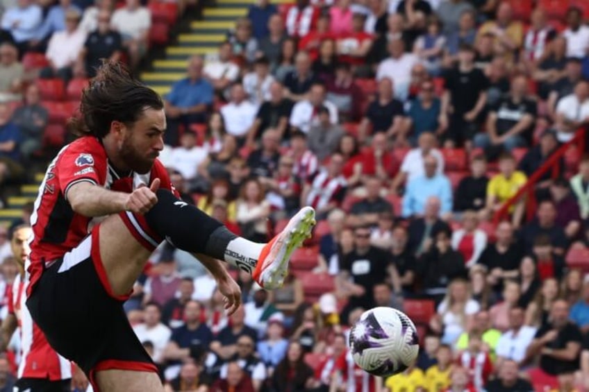 Signed up for Southampton: Ben Brereton Diaz in action for Sheffield United last season