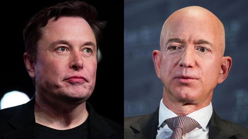 Elon Musk and Jeff Bezos