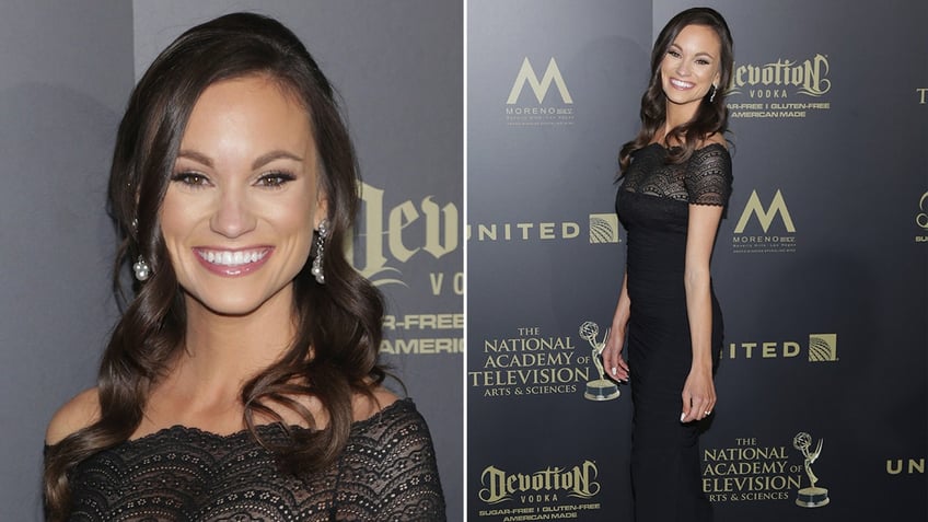 Emily Calandrelli appears at the 2017 Daytime Emmy Awards in Pasadena, California.