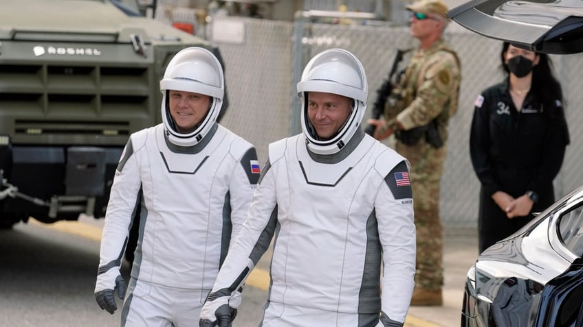 SpaceX crew in space suits