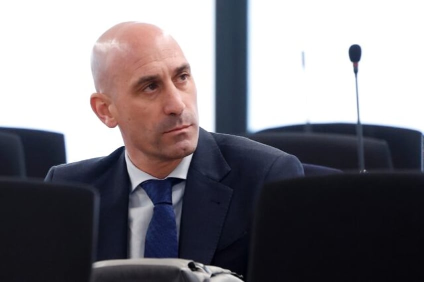 Luis Rubiales has called the kiss an innocuous 'peck between friends celebrating' and deni