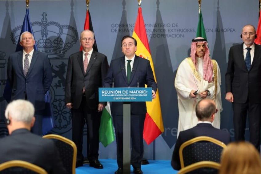 Spanish Foreign Minister Jose Manuel Albares hosted Arab and European nations in Madrid