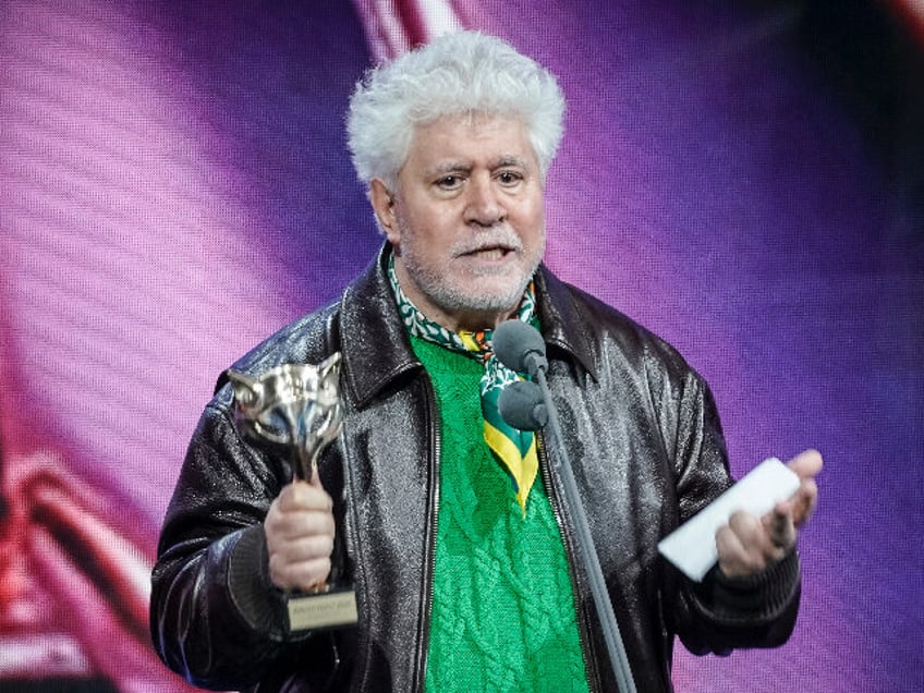 PONTEVEDRA, SPAIN - JANUARY 25: Pedro Almodovar receives the Best Director Award for the f