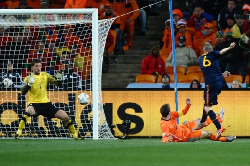 Andres Iniesta's goal earned Spain their first-ever World Cup in 2010