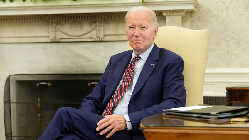 President Biden in his office