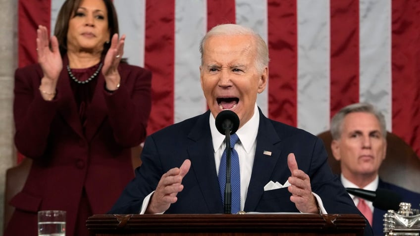 Biden at podium