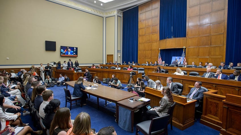 U.S. Secret Service Director Kimberly Cheatle responds to questions as she testifies before the House Oversight and Accountability Committee