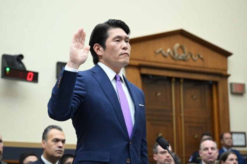 Special Counsel Robert Hur is sworn in before testifying to the House Judiciary Committee