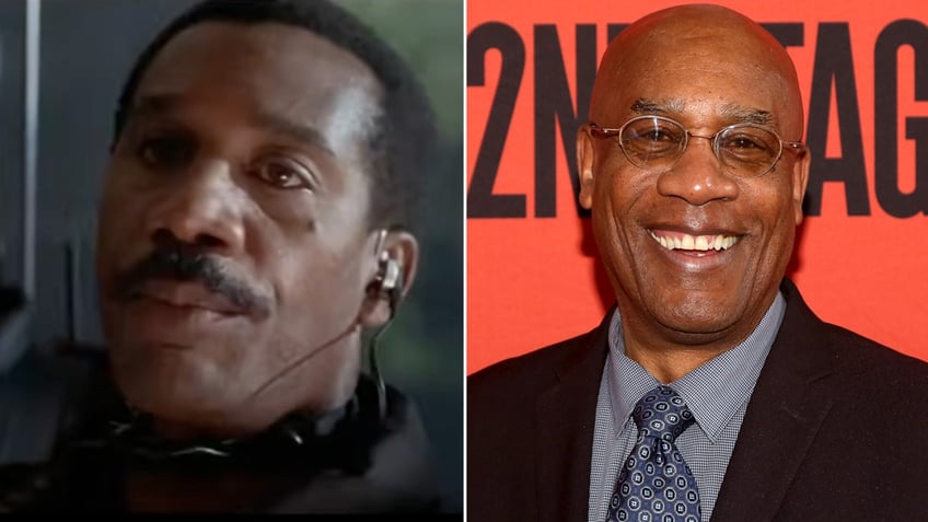 Joe Morton then and now split