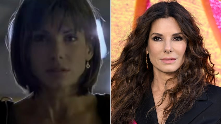 Sandra Bullock then and now split