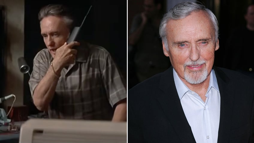 Dennis Hopper then and now split