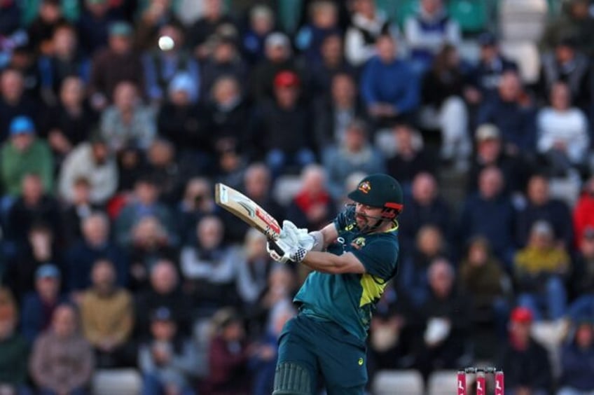 Fast start: Australia opener Travis Head struck a rapid fifty in the 1st T20 international