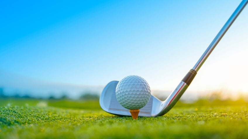 Close-up of a golf ball